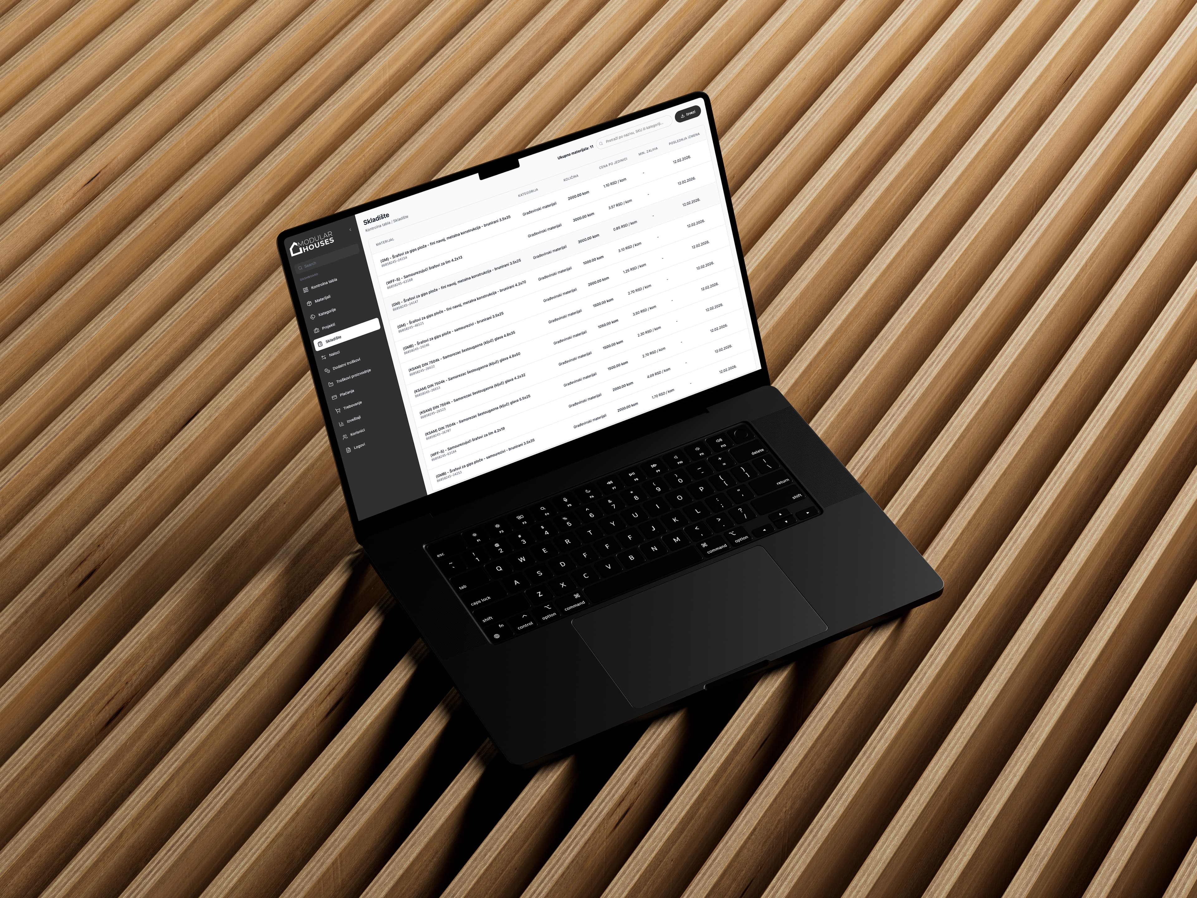 Modular Houses CRM screenshot 1